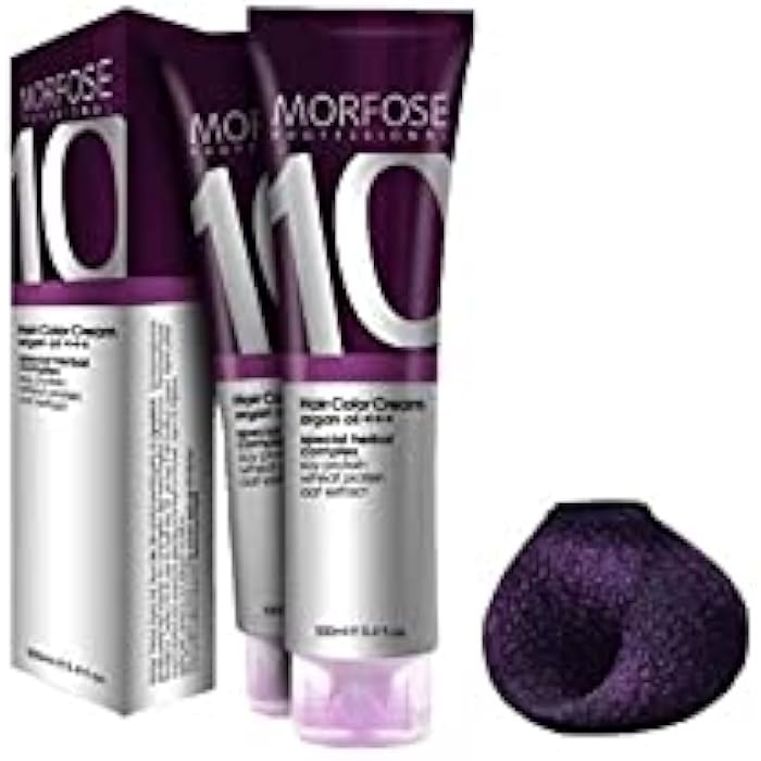 Morfose 10 professional hair colour cream 100 ml, no. 7.22 light violet